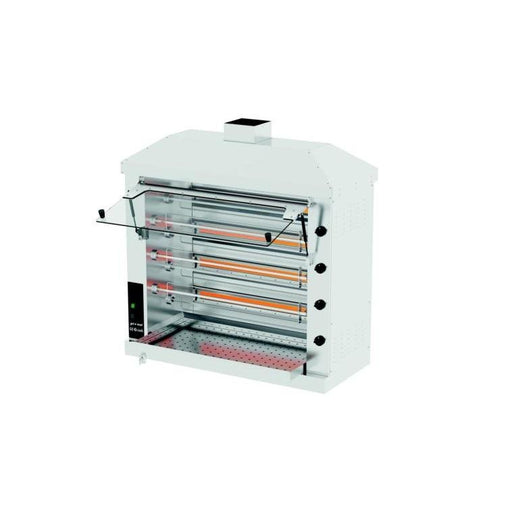 Roller Grill - Gas Hähnchen - Grill mit 7 Spießen Modell GCRG4C - 7 - GastroDeals