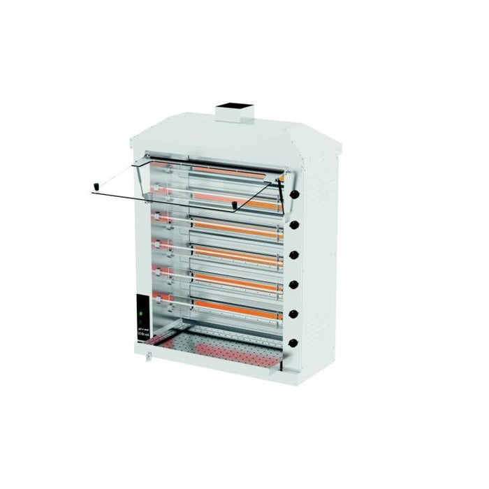 Roller Grill - Gas - Hähnchengrill GCRG6C - 11 - 11 Spieße, Warmhaltebereich, 28,2 kW - Roller Grill - GastroDeals