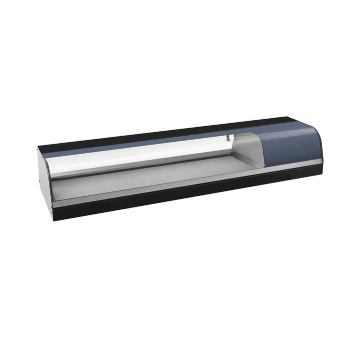 Roller Grill - Glas - Kühlvitrine Sushi 180 cm - Rundglas, 8 x 1/3 GN, +1 bis +3 °C - Roller Grill - GastroDeals