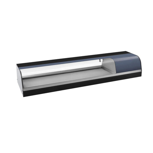 Roller Grill - Glas Kühlvitrine Sushi RSD 60 - Rundglas, 125 cm, 6x1/3 GN, +1 bis +3 °C - Roller Grill - GastroDeals
