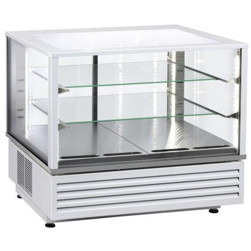 Roller Grill - Panorama Kühlvitrine CD 800 - 78,5 cm, 2x1/1 GN, LED Beleuchtung - Roller Grill - GastroDeals