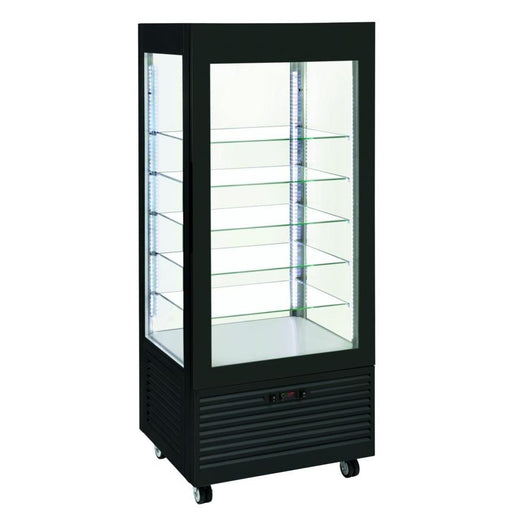 Roller Grill - Panorama Kühlvitrine RDB 800 - 5 Glasböden, 480 Liter, Kombikühlung, 80 cm - Roller Grill - GastroDeals