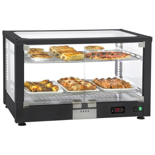 Roller Grill - Panorama Warmhaltevitrine Modell 780 S - 2 Gitter, Umluft, 670x433 mm - Roller Grill - GastroDeals