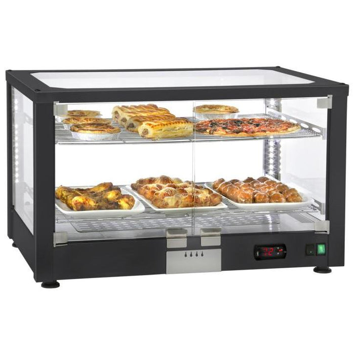 Roller Grill - Panorama Warmhaltevitrine Modell 780 S - 2 Gitter, Umluft, 670x433 mm - Roller Grill - GastroDeals