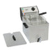 Roller Grill - ROLLER GRILL Fritteuse mit Ablasshahn, mit Ablasshahn, 8 Liter, Abmessung 265 x 450 x 360 mm (BxTxH) - GastroDeals