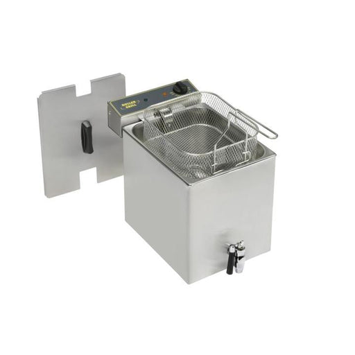 Roller Grill - Tisch Fritteuse 1 Becken 8 Liter mit Ablasshahn / Kaltzone Elektro MF 80R - GastroDeals