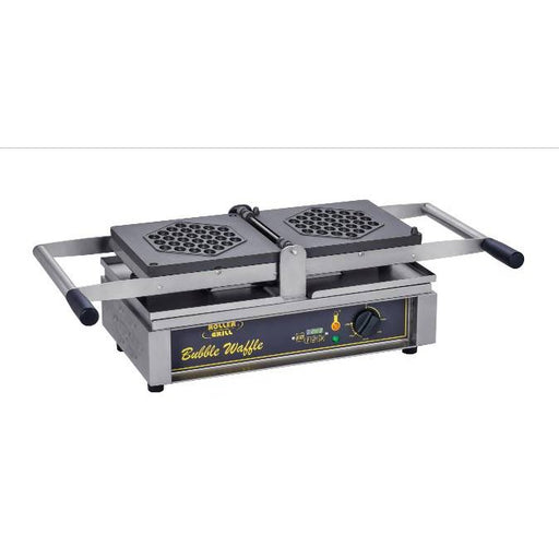 Roller Grill - Waffeleisen Bubble Waffeln GES900 - Gusseisenplatten, Edelstahlgehäuse, 305x440x230 mm - Roller Grill - GastroDeals