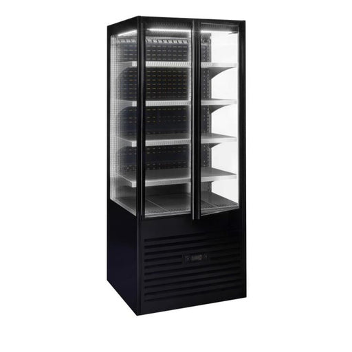 Roller Grill - Warmhaltevitrine Glas SSH 800 - 80 cm, 2x1/1 GN, Schwarz, LED - Beleuchtung - Roller Grill - GastroDeals