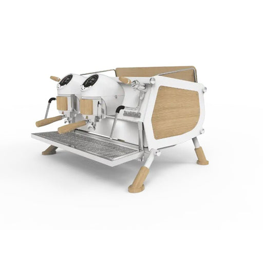 Sanremo - Sanremo - Café Racer Custom White & Wood Schmalversion / 2-Gruppig - GastroDeals