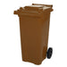 Saro - SARO 2 Rad Müllgroßbehälter 120 L, braun, Mod. MGB120BR - GastroDeals