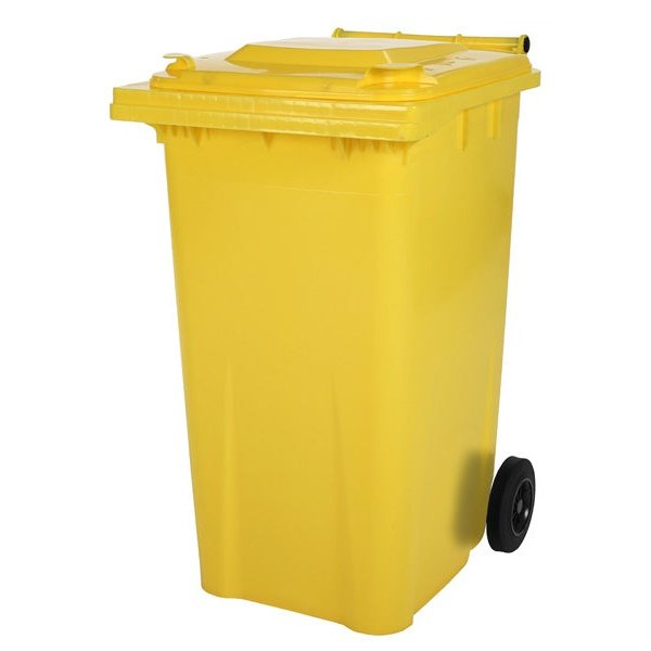 Saro - SARO 2 Rad Müllgroßbehälter 80 L, gelb, Model MGB80GE - GastroDeals