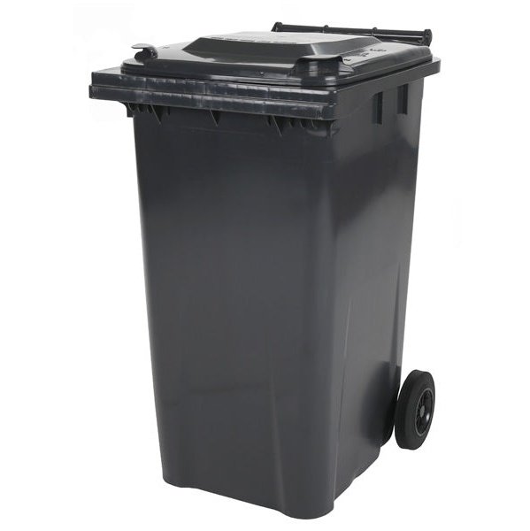 Saro - SARO 2 Rad Müllgroßbehälter 80 L, grau, Modell MGB80G - GastroDeals