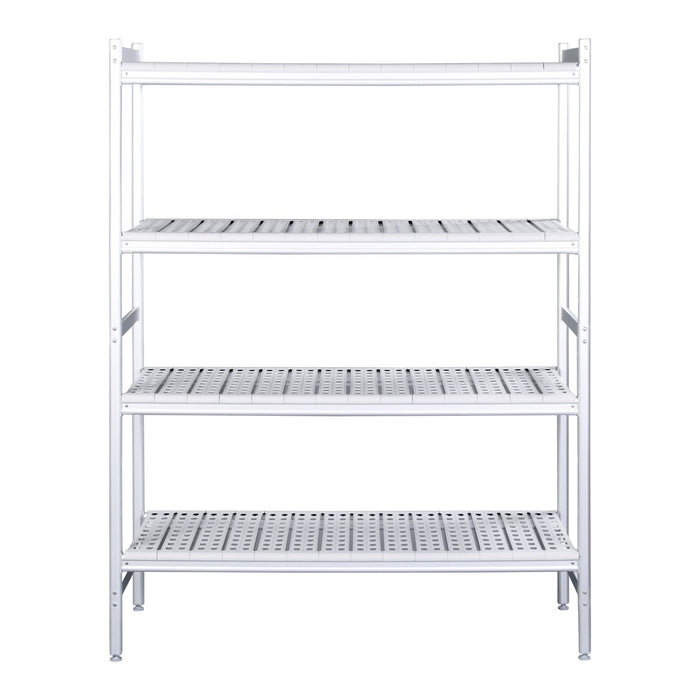 Saro - SARO Alu- Regalboden mit Kunstoffrosten 475x1062mm - GastroDeals
