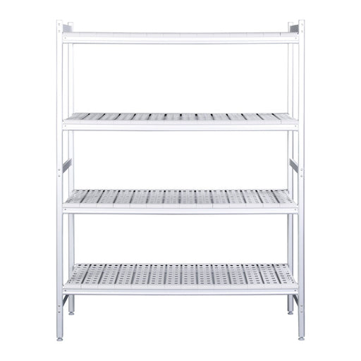 Saro - SARO Alu- Regalboden mit Kunstoffrosten 475x974mm - GastroDeals