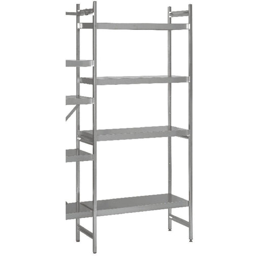 Saro - SARO Anbauregal 775 x 600 x 1800mm 4 glatte Böden - GastroDeals