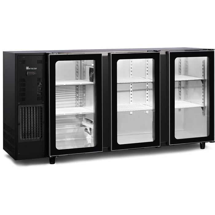 Saro - SARO Backbarcooler, 3 Glastüren, Modell FGB 351-206 PV - GastroDeals