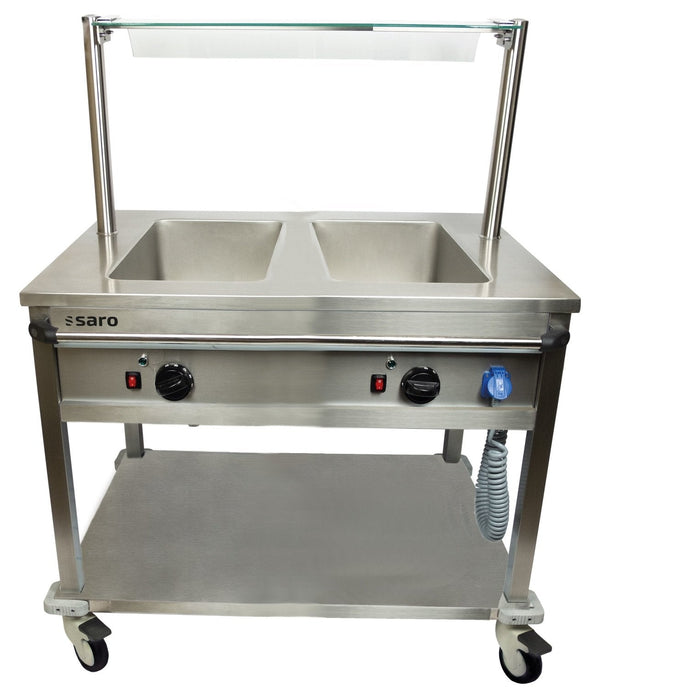 Saro - SARO Bain Marie Trolley BT-2 - GastroDeals