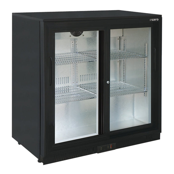 Saro - SARO Barkühlschrank, 2 Schiebetüren, Modell BC 198 SD - GastroDeals