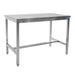 Saro - SARO Edelstahltisch ohne Unterblatt - B 1400 x T 600 mm - GastroDeals