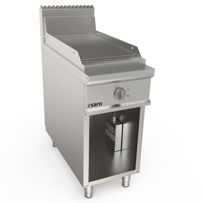 Saro - SARO Elektrogriddleplatte, Standm.,geril., LQ / FTE2BAR - GastroDeals