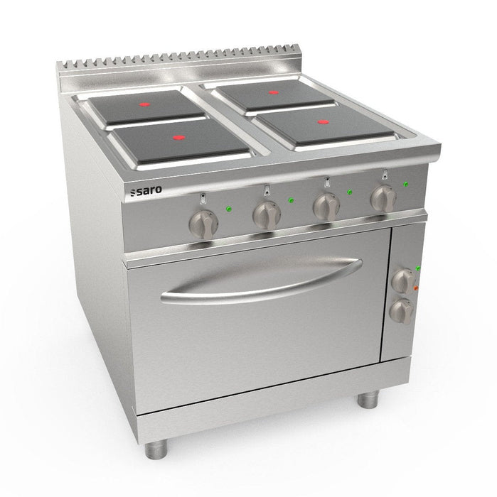 Saro - SARO Elektroherd, E-Ofen, 4 Platten, LQ / CQE4LE - GastroDeals