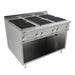Saro - SARO Elektroherd, off. Unterbau, 6 Platten, LQ / CQE6BA - GastroDeals
