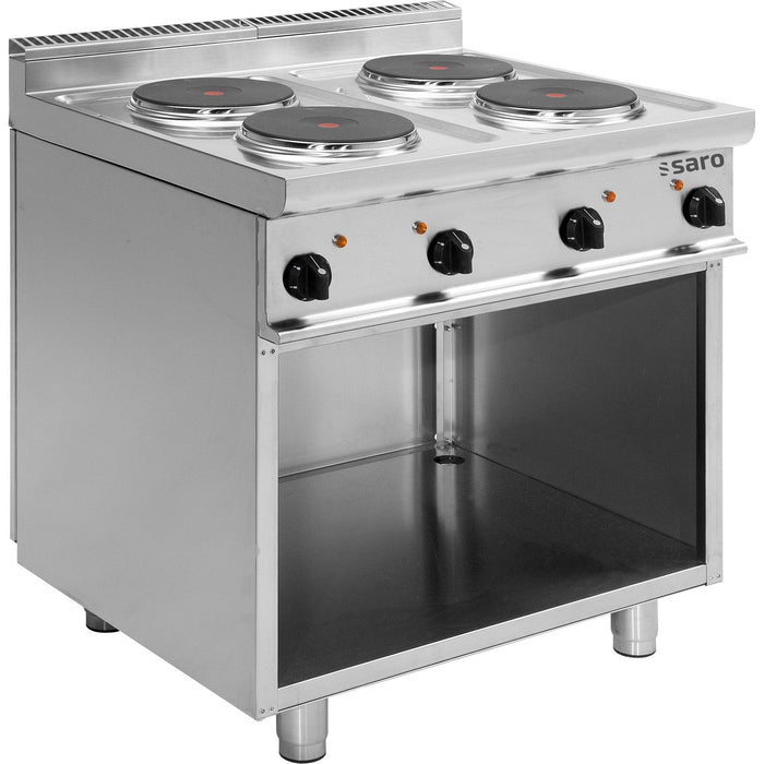 Saro - SARO Elektroherd, offener Unterbau, Modell E7/CUET4BA - GastroDeals