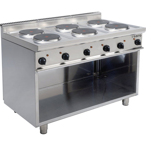 Saro - SARO Elektroherd, offener Unterbau, Modell E7/CUET6BA - GastroDeals