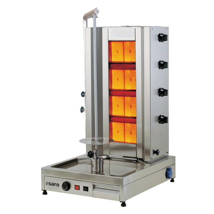 Saro - SARO Gas-Döner- / Gyrosgrill 4 Brenner Modell Tilla 4 - GastroDeals