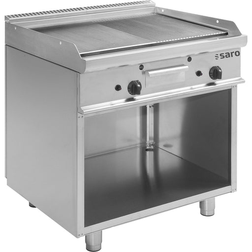 Saro - SARO Gas-Griddleplatte, offener Unterbau, E7/KTG2BAM - GastroDeals