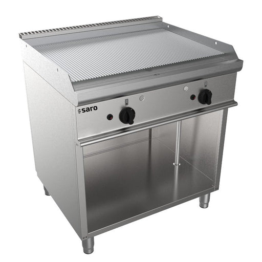 Saro - SARO Gas-Griddleplatte, offener Unterbau, E7/KTG2BAR - GastroDeals