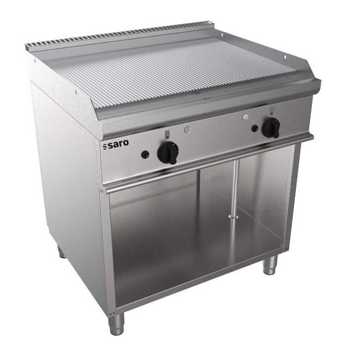Saro - SARO Gas-Griddleplatte, offener Unterbau, E7/KTG2BAR - GastroDeals