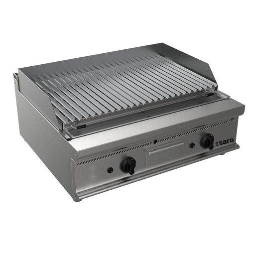 Saro - SARO Gas-Lavasteingrill Tischmodell E7/BS2BB - GastroDeals