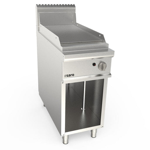 Saro - SARO Gasgriddleplatte, Standmod., gerillt, LQ / FTG2BAR - GastroDeals