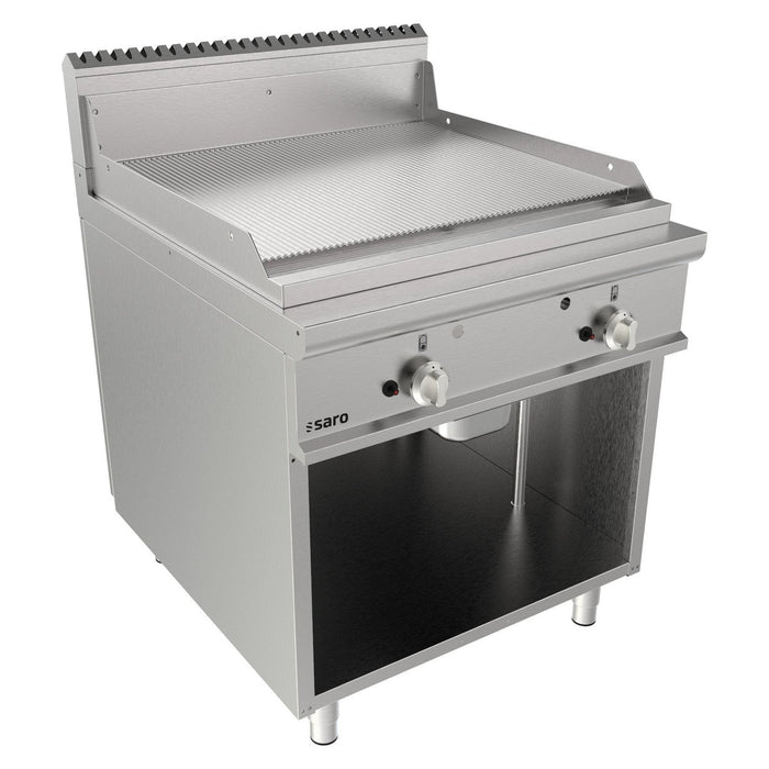 Saro - SARO Gasgriddleplatte, Standmod., gerillt, LQ / FTG4BAR - GastroDeals