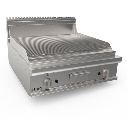 Saro - SARO Gasgriddleplatte, Tischmod., gerillt LQ / FTG4BBR - GastroDeals