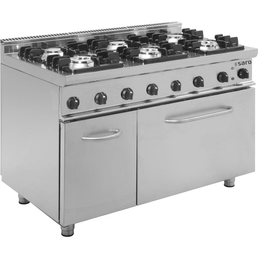 Saro - SARO Gasherd, Elektrobackofen, Modell E7/KUPG6LE - GastroDeals