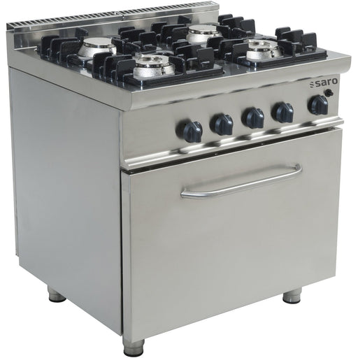 Saro - SARO Gasherd, Gasbackofen, Modell E7/KUPG4LO - GastroDeals