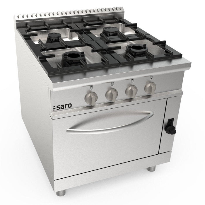 Saro - SARO Gasherd, Gasofen, 4 Brenner, Modell LQ / CUG4NG - GastroDeals