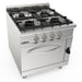Saro - SARO Gasherd, Gasofen, 4 Brenner, Modell LQ / CUG4NG - GastroDeals