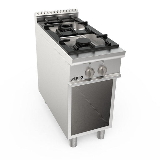 Saro - SARO Gasherd, offener Unterbau, 2 Brenner, LQ / CUG2BA - GastroDeals