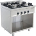 Saro - SARO Gasherd, offener Unterbau, Modell E7/KUPG4BA - GastroDeals