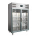 Saro - SARO Gewerbekühlschrank, Glastür. - 2/1 GN, GN 1200 TNG - GastroDeals