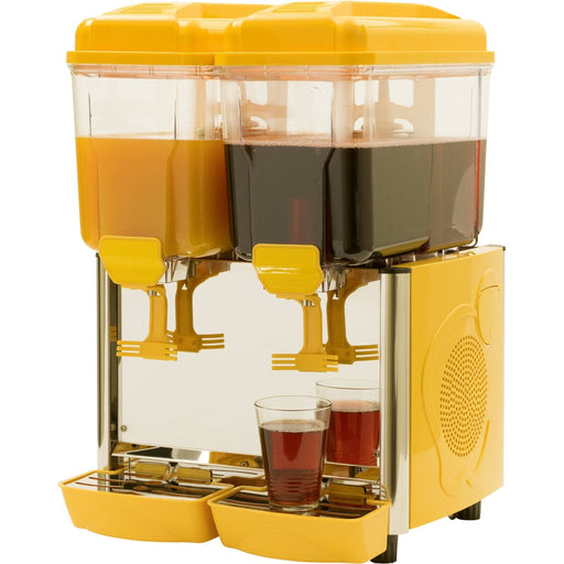 Saro - SARO Kaltgetränke-Dispenser Modell COROLLA 2G - gelb - GastroDeals