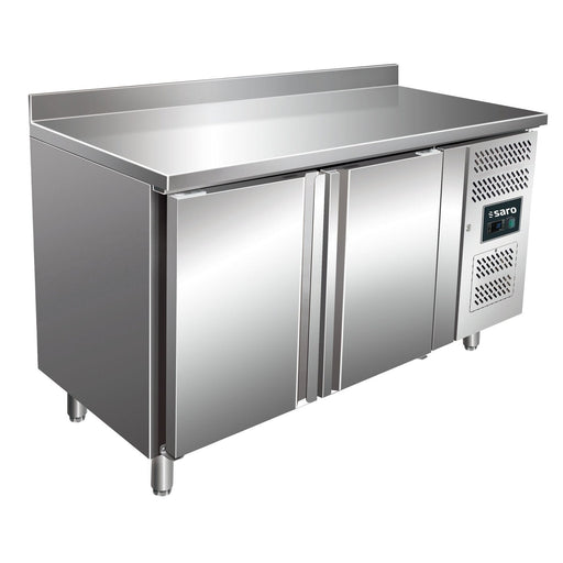 Saro - SARO Kühltisch, 2 Türen + Aufkantung, KYLIA GN 2200 TN - GastroDeals