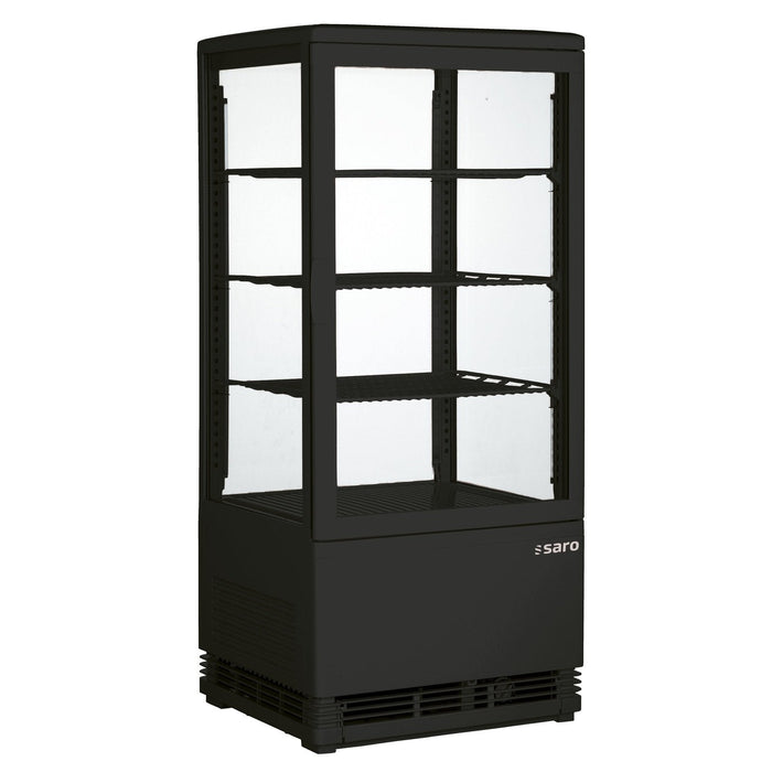 Saro - SARO Kühlvitrine 78 Liter, Modell SC 80 schwarz - GastroDeals