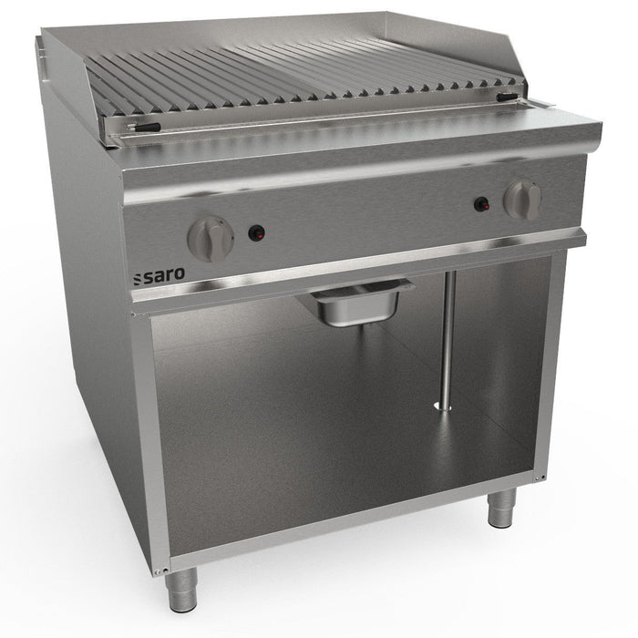 Saro - SARO Lavasteingrill, 800 mm, Standmodell LQ / BS2BA - GastroDeals