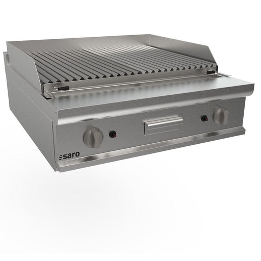 Saro - SARO Lavasteingrill, 800 mm, Tischmodell LQ / BS2BB - GastroDeals