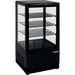 Saro - SARO Mini-Umluftkühlvitrine 68L, Modell SC 70 schwarz - GastroDeals