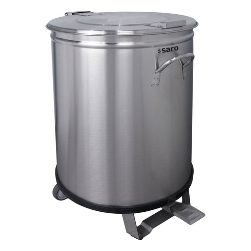 Saro - SARO Mülleimer 95 L, Fußpedal, Softclosedeckel, MPS 95 - GastroDeals